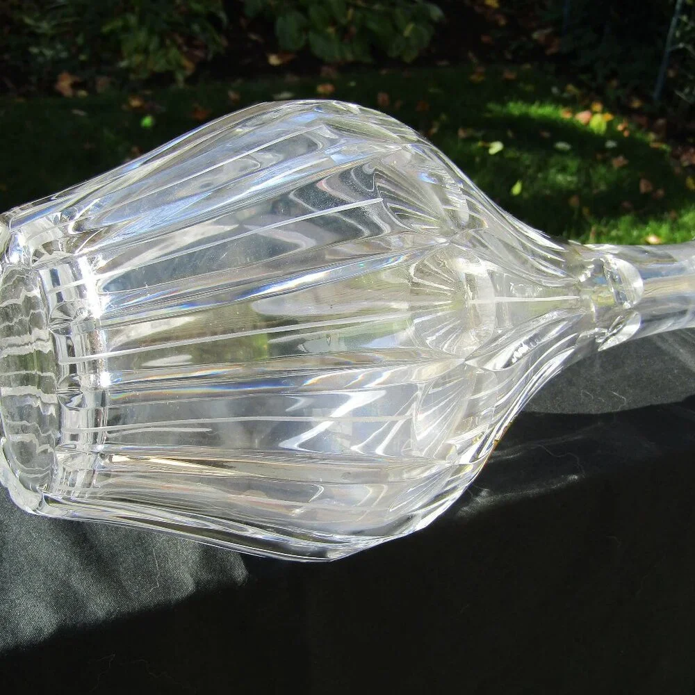 Vintage Imperlux German 24% Lead Crystal Decanter | MCM Barware | Wedding Gift